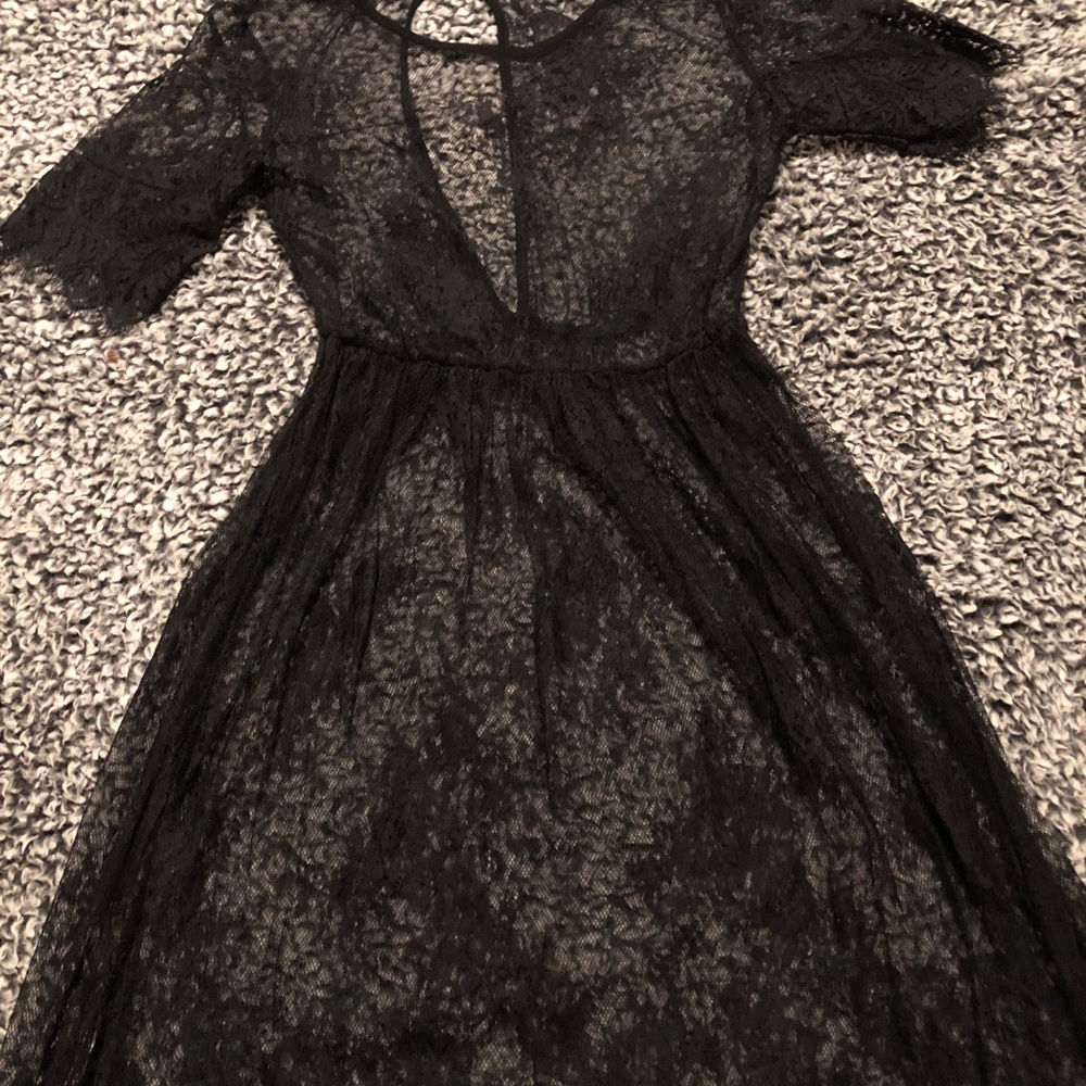 Sheer Lace Dress